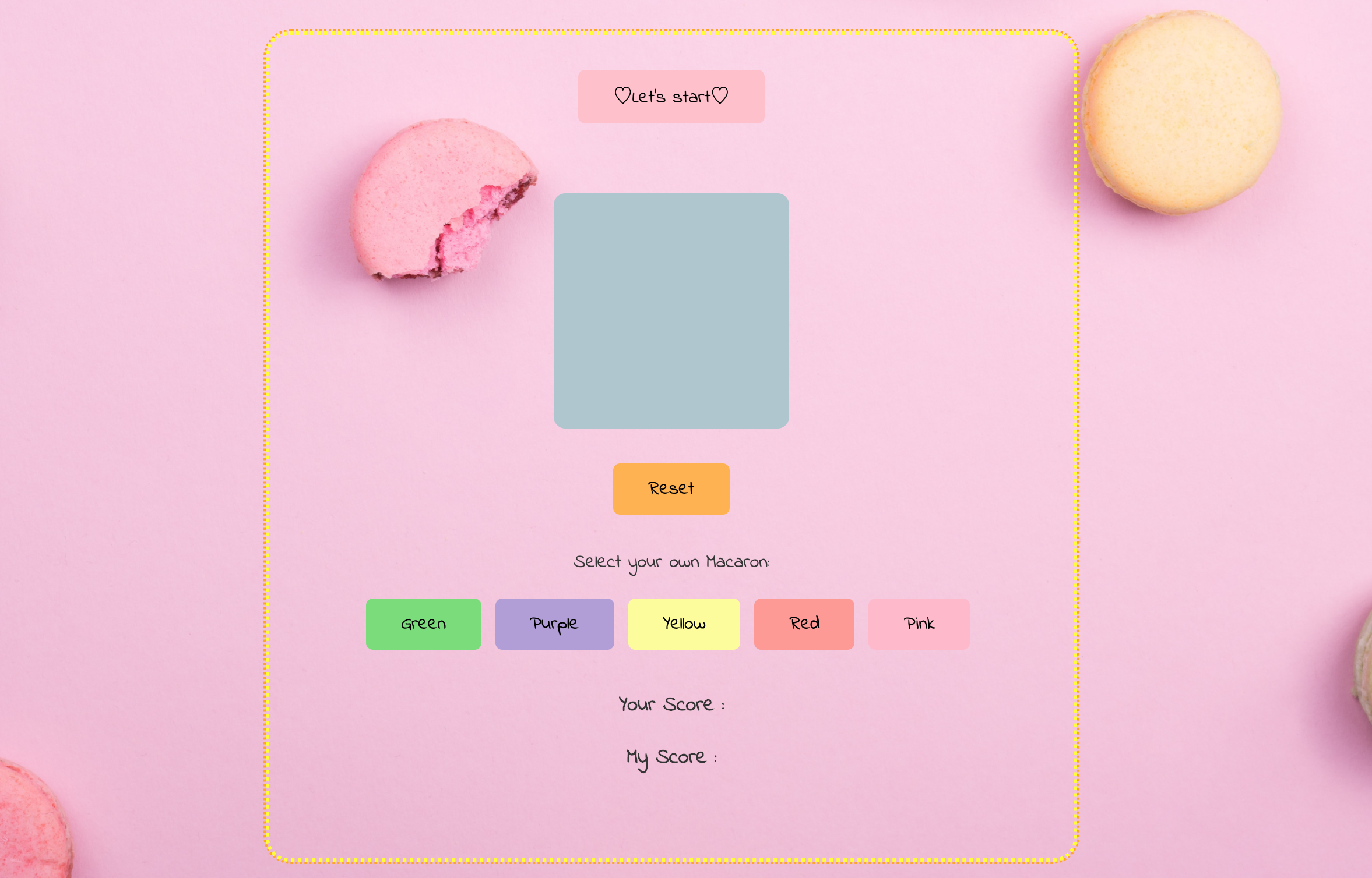 macaron tic tac toe